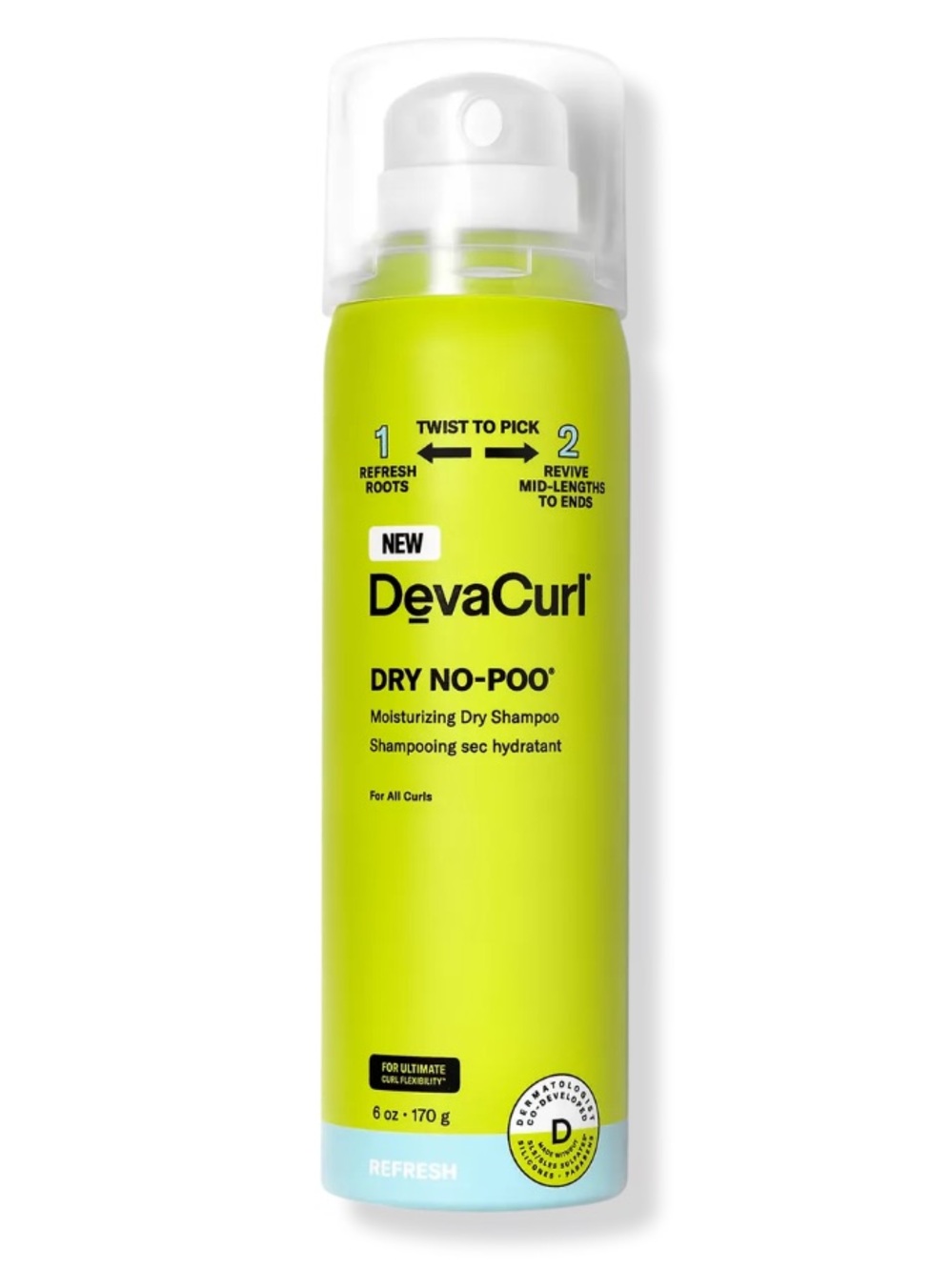 DevaCurl Dry No-Poo Moisturizing Dry Shampoo 6oz BRAND NEW
